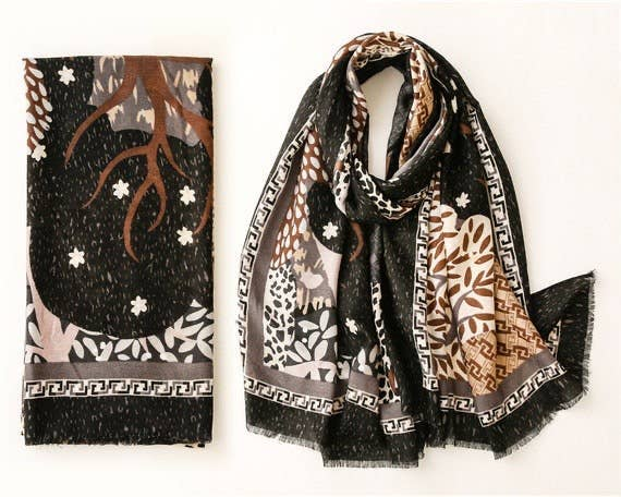 Handmade  Extra Soft Cotton-Feel Scarves Gift Pawsome Pet