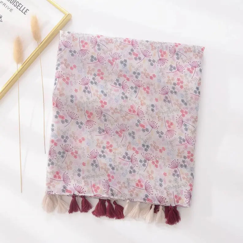 Handmade  Soft Voile Fall Scarf Pawsome Pet