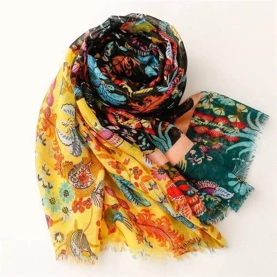 Handmade Two Tone Voile Scarves Pawsome Pet