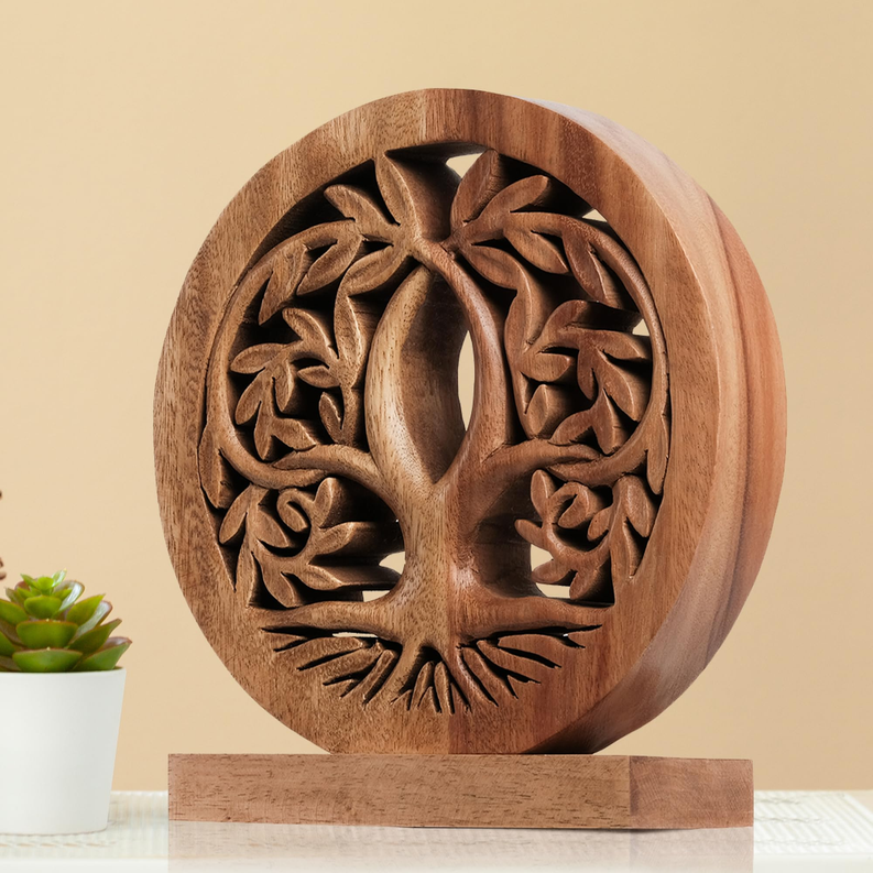 Handmade Wooden Sculpture Decozen