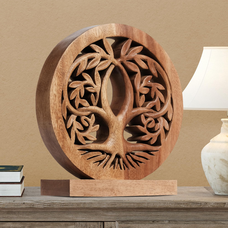 Handmade Wooden Sculpture Decozen