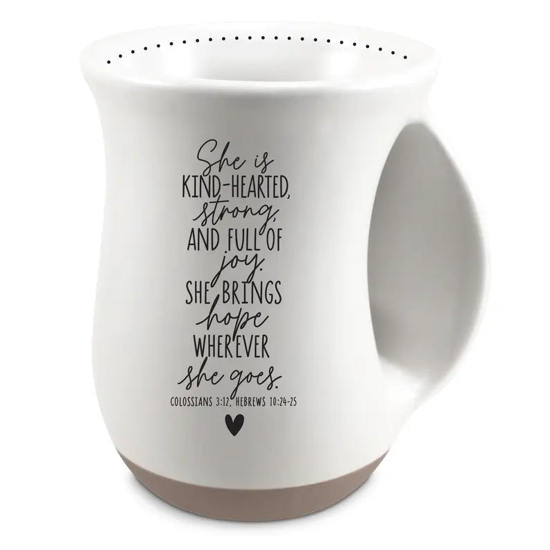 Handwarmer Mug White She Is Kind Hearted Dicksons Inc
