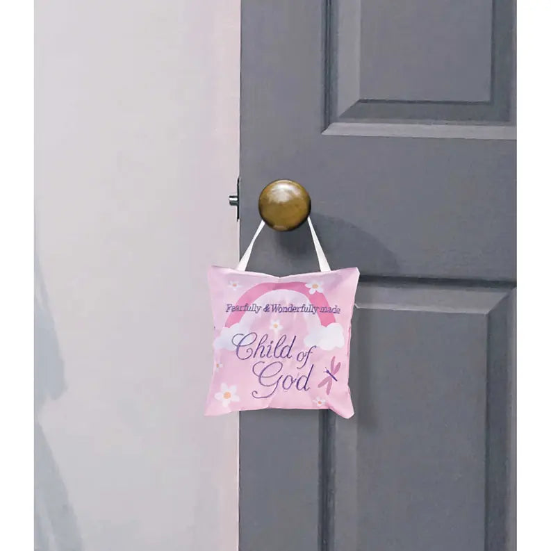 Hanging Door Pillow Baby Girl 6 Long Dicksons Inc
