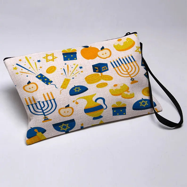 Hanukkah Too Holiday Pouch LIANE FRIED STUDIO