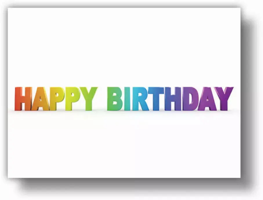 Happy Birthday Letters - Motion Magnet Bookmark Trenz