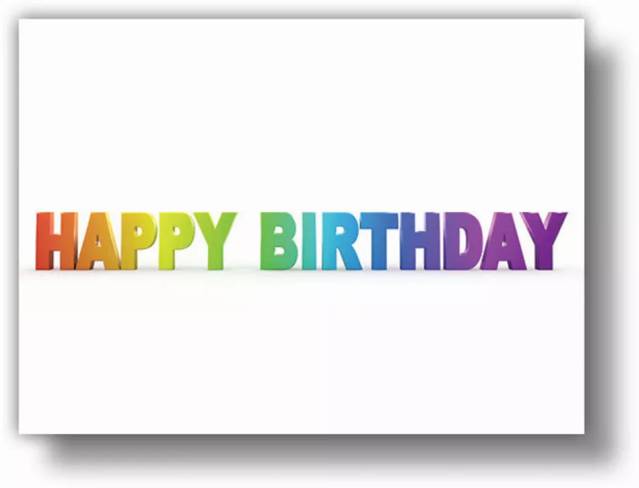 Happy Birthday Letters - Motion Magnet Bookmark Trenz