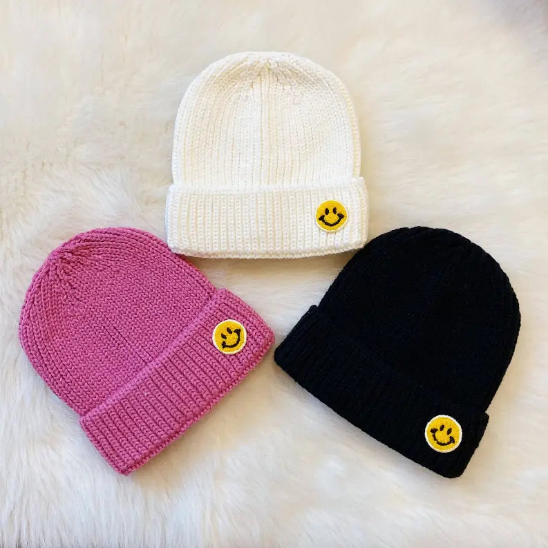 Happy Face Beanie Ellison+Young