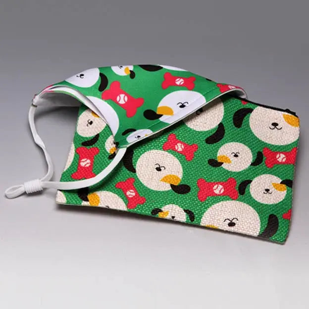 Happy Howl-idays Holiday Pouch LIANE FRIED STUDIO