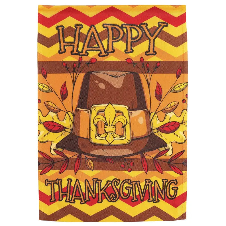 Happy Thanksgiving Fleur De Lis Flag Dicksons Inc