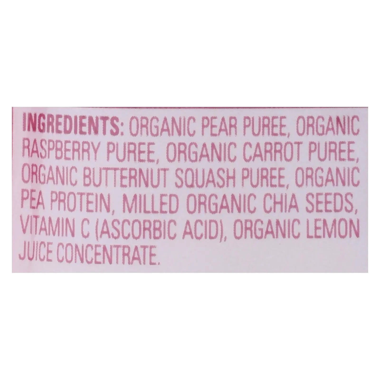 Happy Tot Toddler Food - Organic - Fiber And Protein - Stage 4 - Pear Raspberry Butternut Squash And Carrot - 4 Oz - Case Of 16 Happy Tot