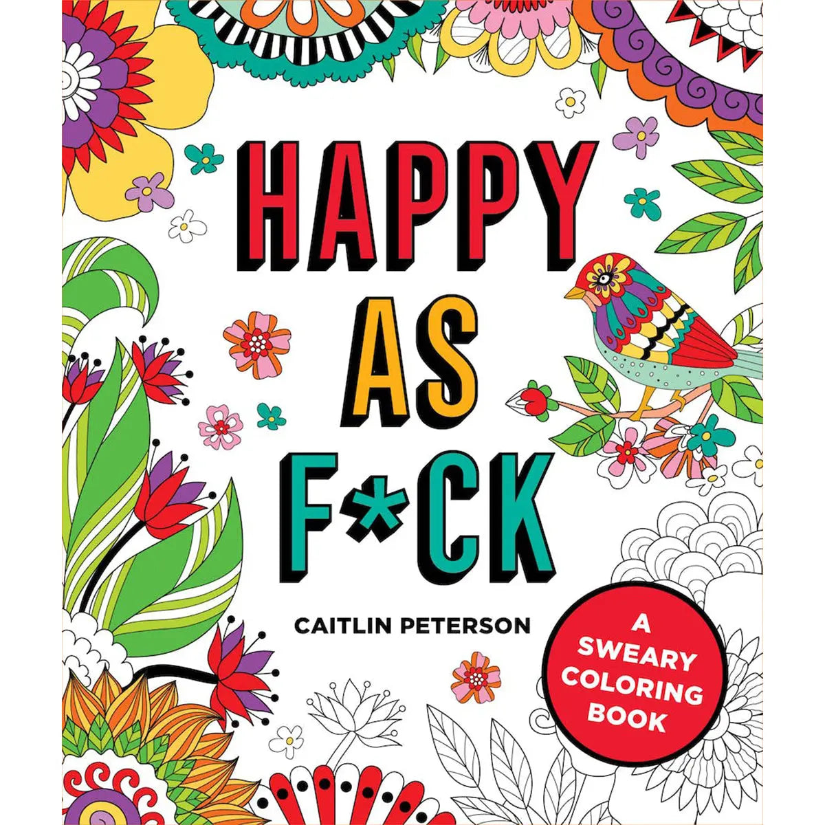 Happy as Fuck Coloring Book - GreatEagleInc
