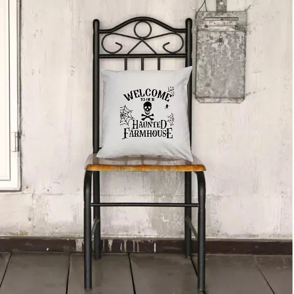 Haunted Farmhouse Pillow Cover The Adorned Willows Marketplace LLC