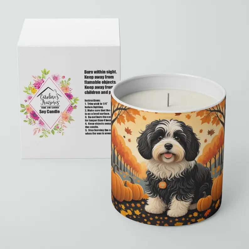 Havanese Fall Decorative Soy Candle Caroline's Treasures