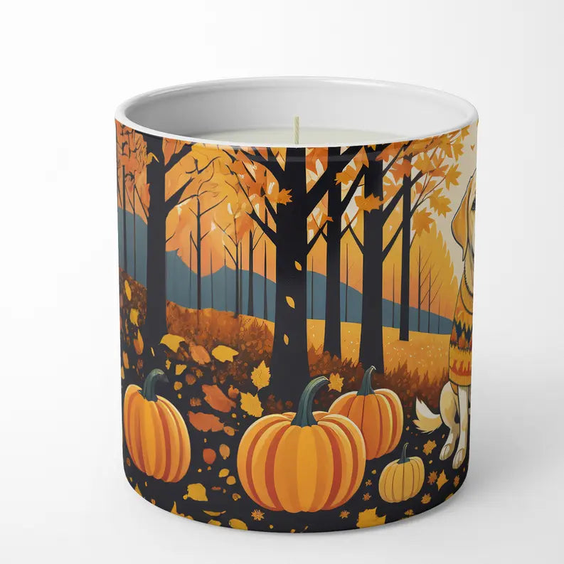 Havanese Fall Decorative Soy Candle Caroline's Treasures
