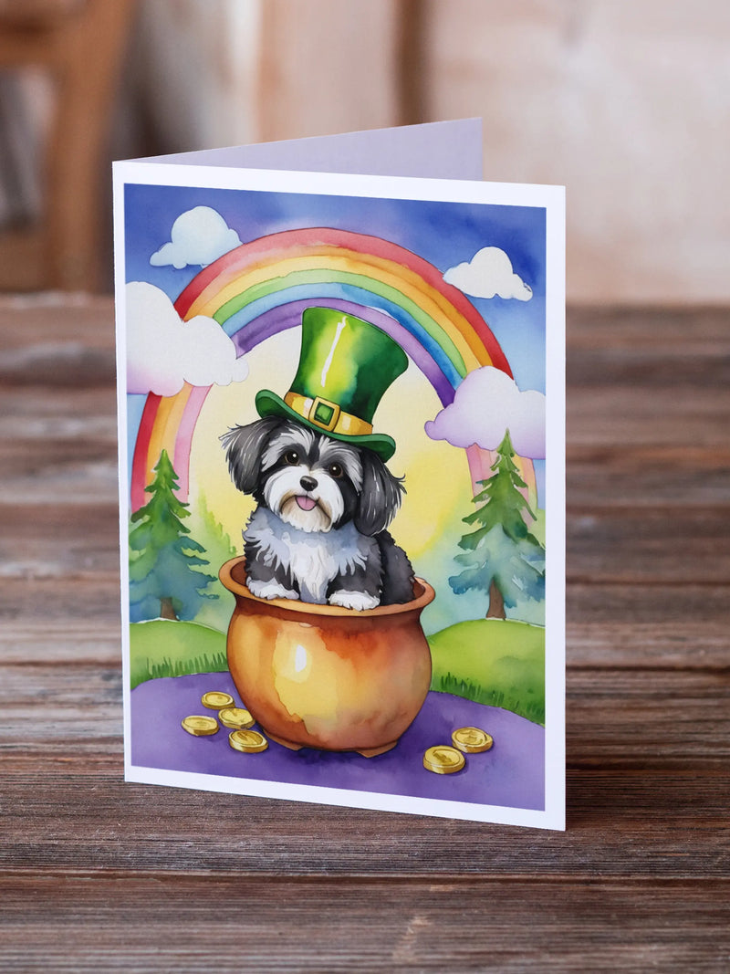 Havanese St Patrick's Day Greeting Cards Pack of 8 Caroline's Treasures