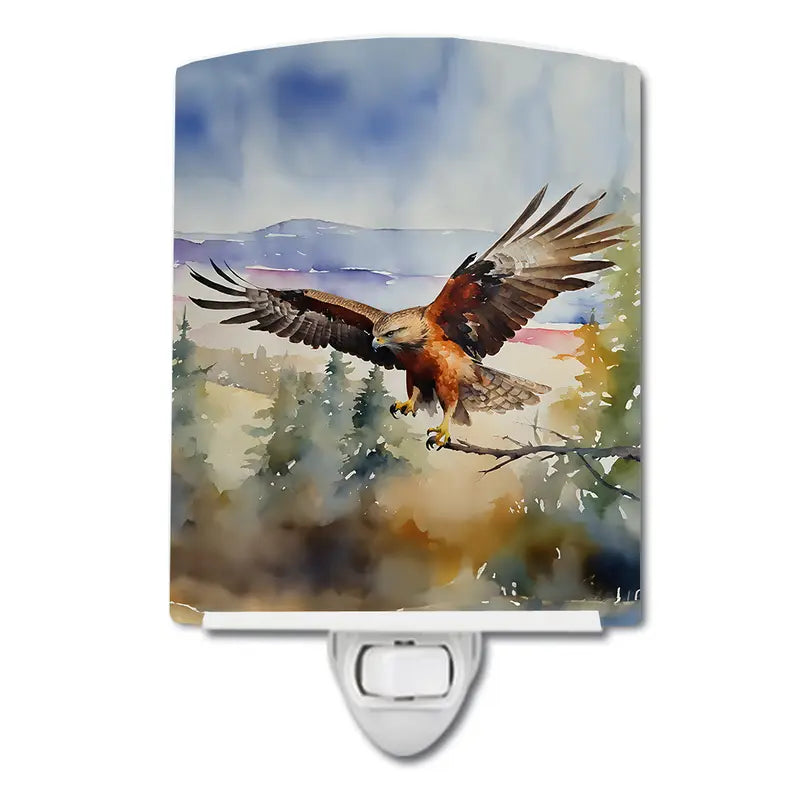 Hawk Ceramic Night Light Caroline's Treasures
