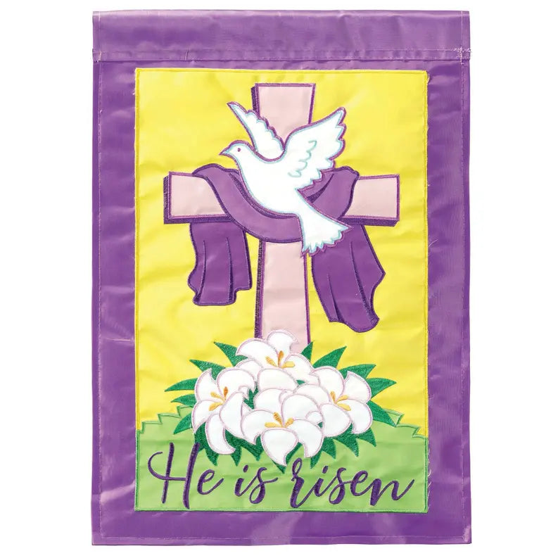 He Is Risen Flag Poly Dicksons Inc