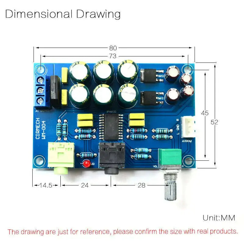 Headphone-amplifier-board-TPA6120-2.0-Channels-HIFI-high-fidelity-Audio-Earphone-Amplifiers-GreatEagleInc-334215193