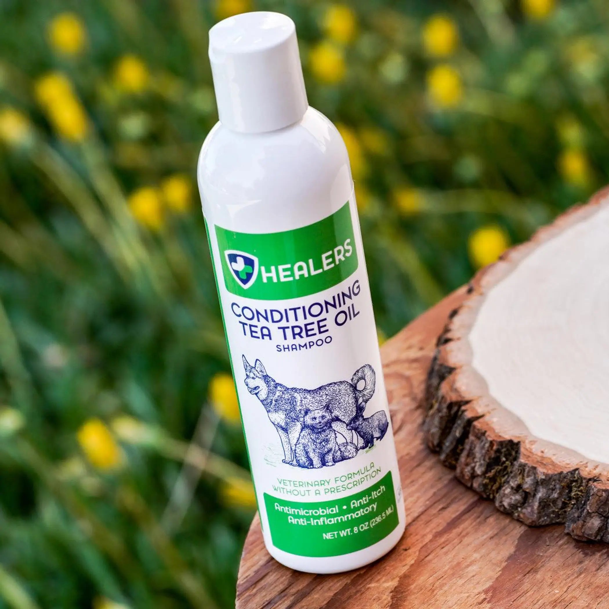 Healers Tea Tree Oil Conditioning Shampoo for Pets (8oz) Healers Petcare