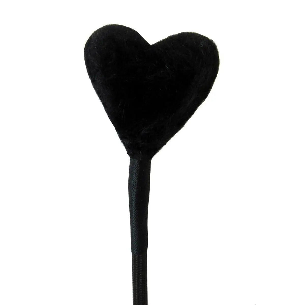 Heart Fluff Tip Crop - Black - GreatEagleInc