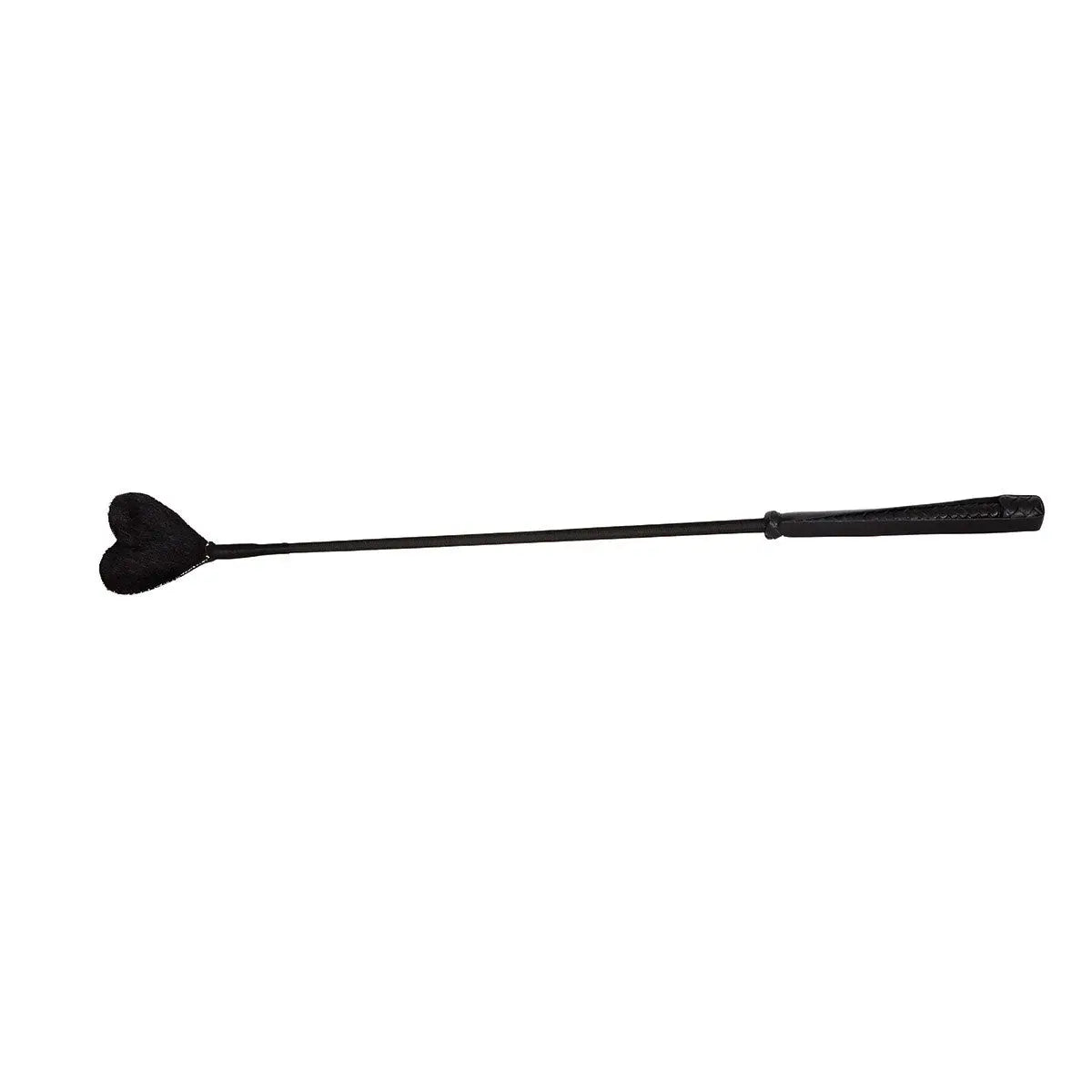 Heart Fluff Tip Crop - Black - GreatEagleInc