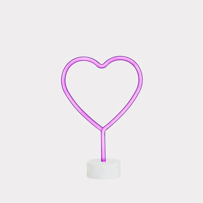 Heart LED Neon Desk Lamp Cocus Pocus