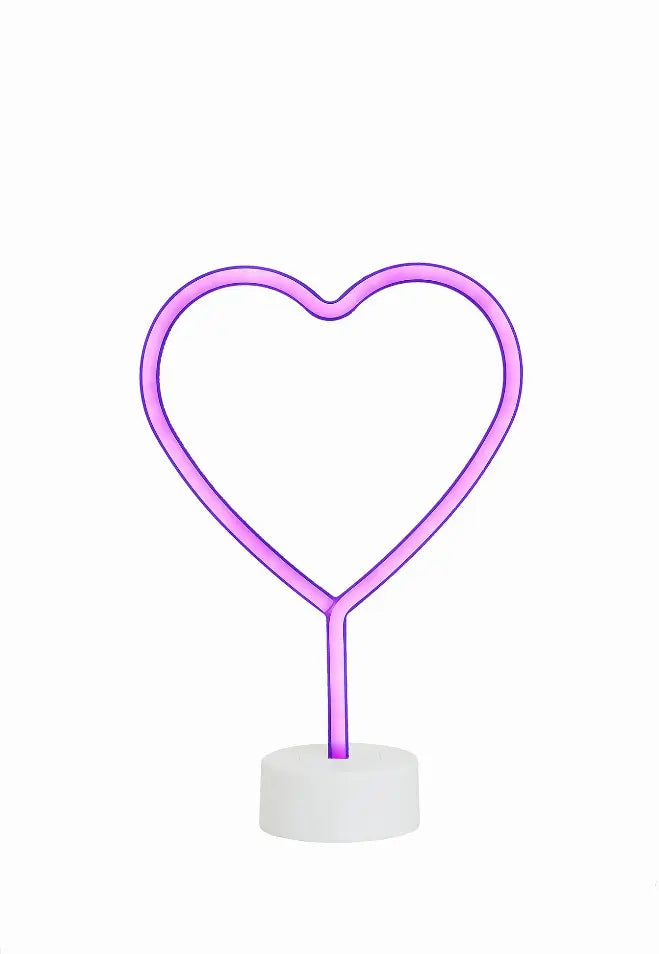 Heart LED Neon Desk Lamp Cocus Pocus