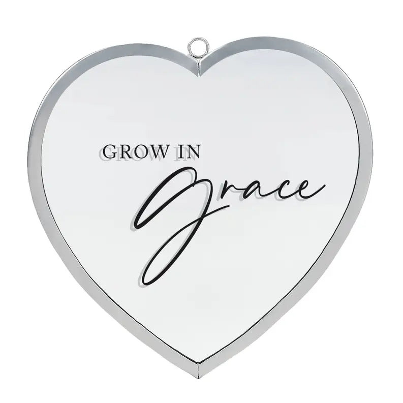 Heart Mirror Grow In Grace Med Silver Dicksons Inc