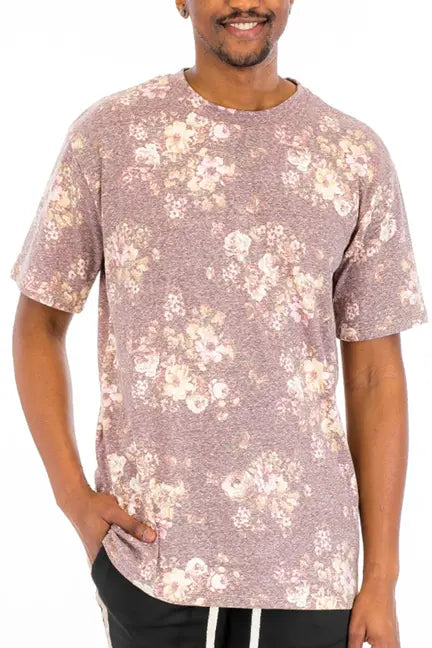 Heathered Floral Tee WEIV