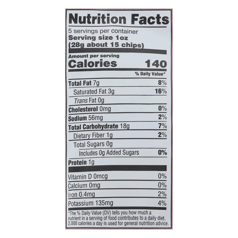 Heaven & Earth - Chips Vegetable Medley - Case Of 12 - 5 Oz Heaven & Earth