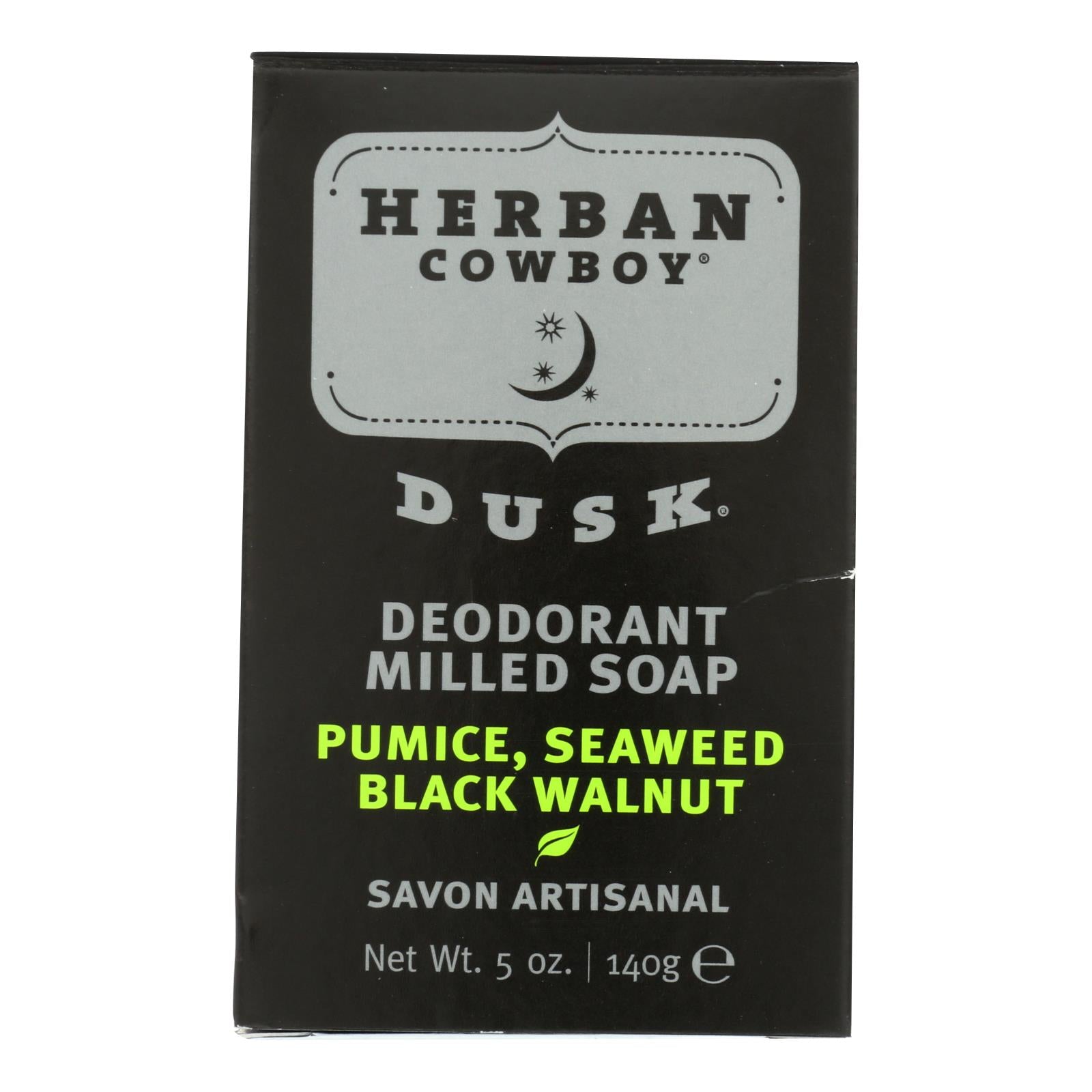 Herban Cowboy Milled Bar Soap Dusk - 5 Oz - GreatEagleInc