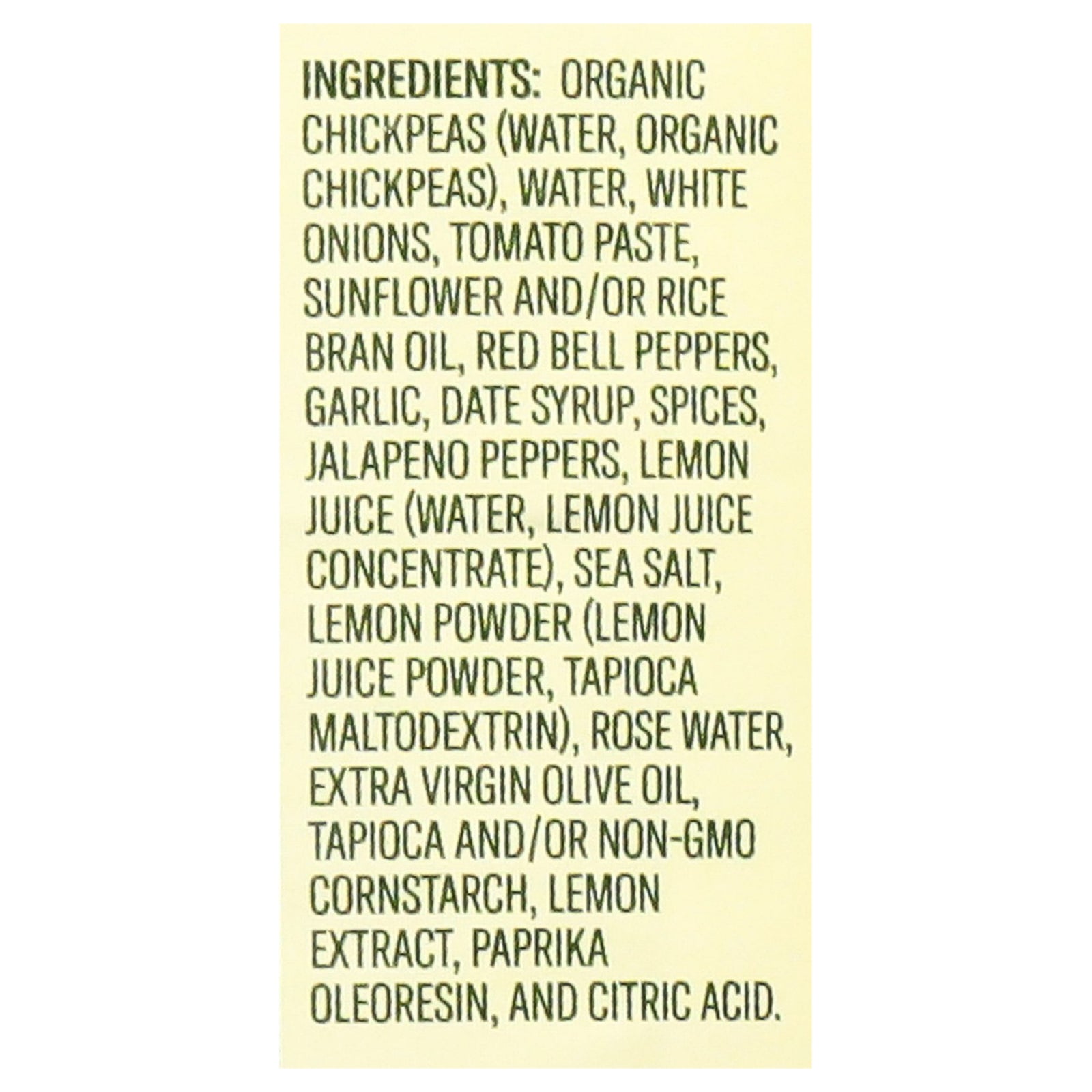 Heyday Canning Co. - Chickpeas Harissa Lemon - Cs Of 12-15 Oz Heyday Canning Co
