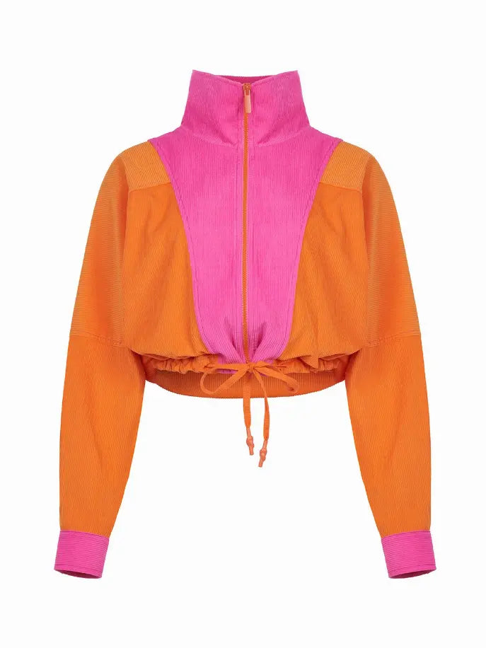 High Collar Corduroy Jacket Monique Store
