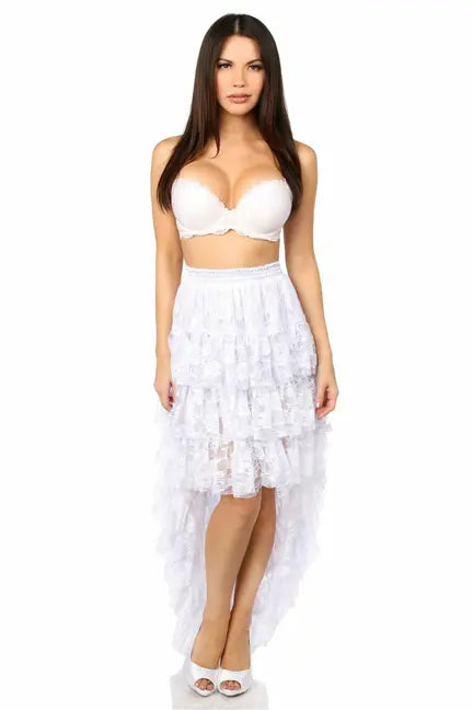 High Low Lace Skirt Daisy Corsets