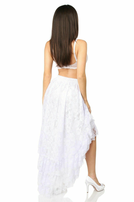 High Low Lace Skirt Daisy Corsets