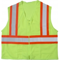 High Visibility ANSI Class 2 Safety Vest MUTUAL INDUSTRIES INC.