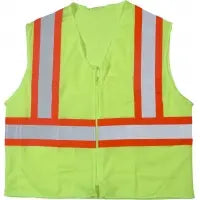 High Visibility ANSI Class 2 Safety Vest MUTUAL INDUSTRIES INC.