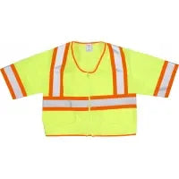 High Visibility ANSI Class 3 Solid Vest MUTUAL INDUSTRIES INC.