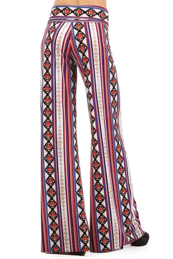 High Waist Ethnic Printed Palazzo Pants SurelyMine