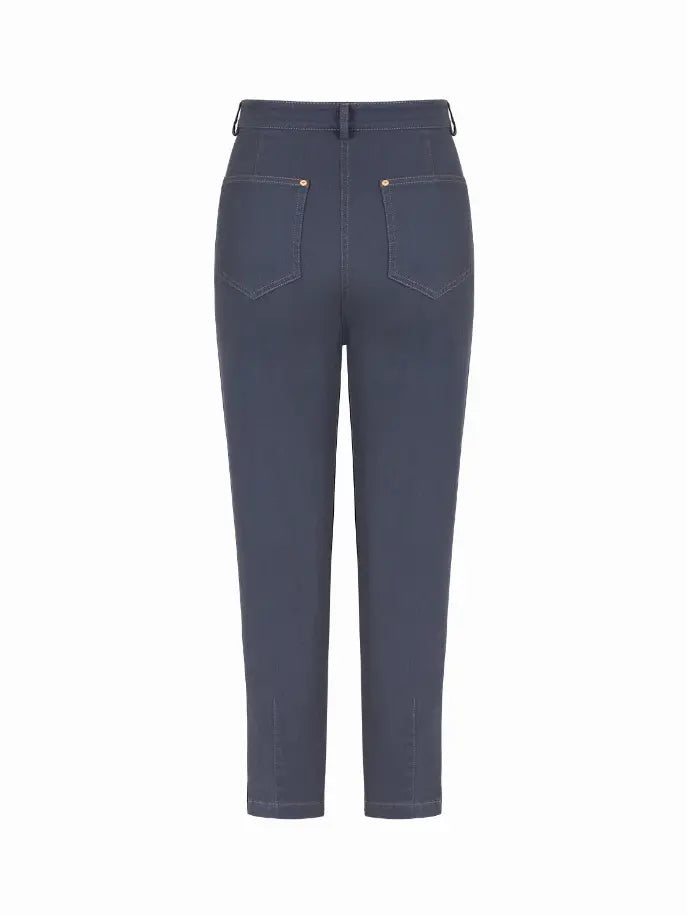 High-Waisted Mom Denim Pants Nocturne