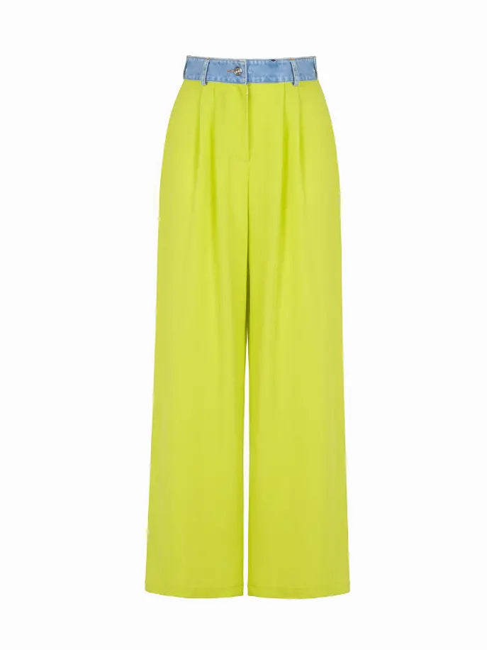 High-Waisted Wide Leg  Pants Monique Store