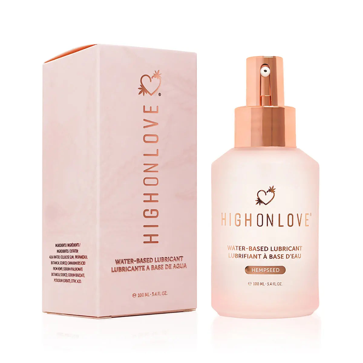 HighOnLove Hempseed Water-Based Lubricant 3.4 oz. HighOnLove