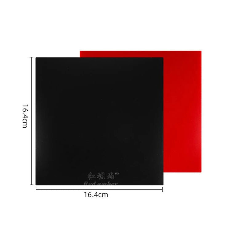 Highly Elastic Stick Rubber Pips-In Ping Pong Red Amber Table Tennis Rubber Rubber Astringent Sponge For Table Tennis Training GreatEagleInc