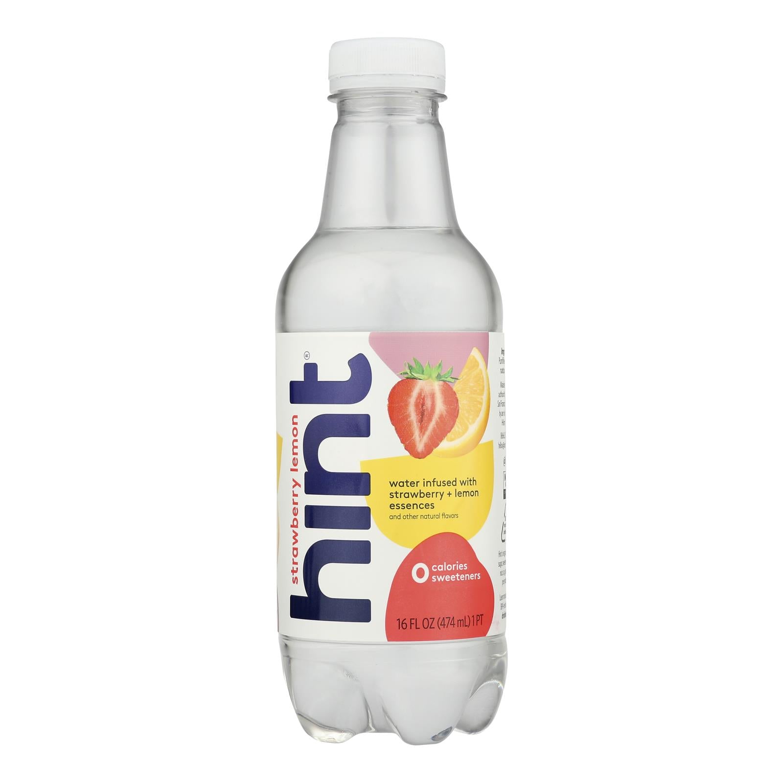 Hint - Water Strawberry Lemon - Case Of 12-16 Fz Hint