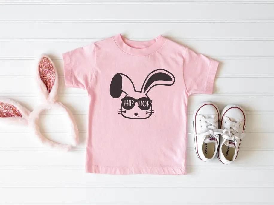 Hip Hop Bunny Easter Shirt for Kids Stiles Tee