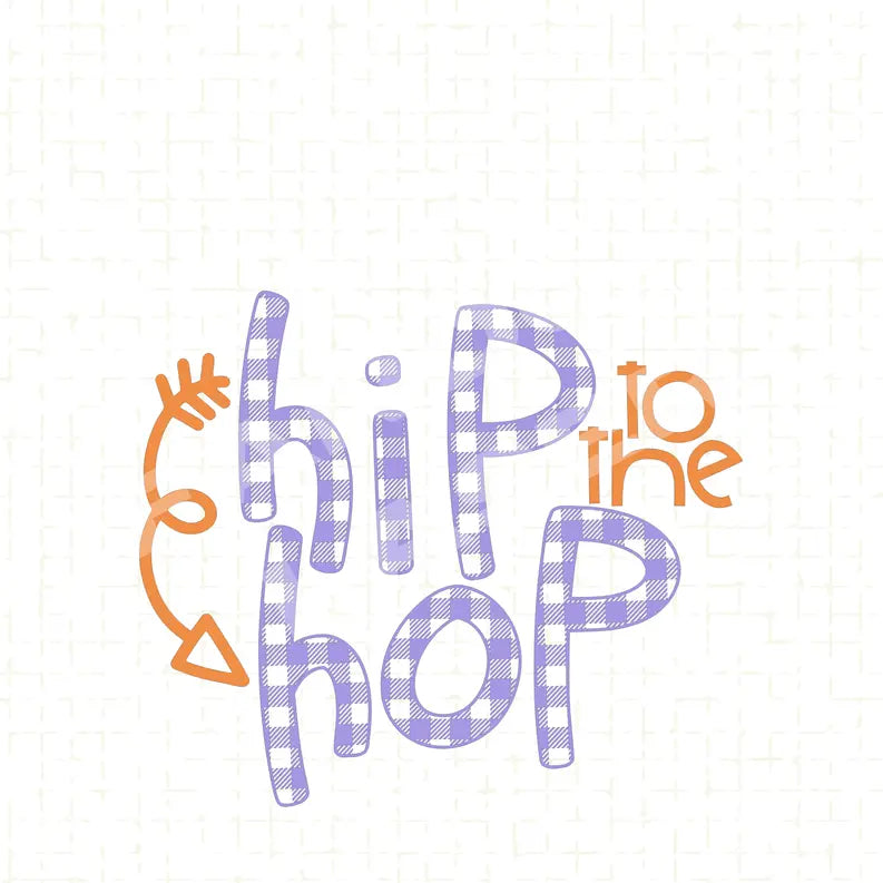 Hip to the Hop Easter Kitchen Towel The 308 Collective