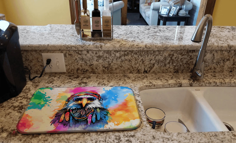 Hippie Animal Eagle Dish Drying Mat Caroline's Treasures