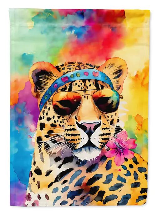 Hippie Animal Leopard Garden Flag Caroline's Treasures