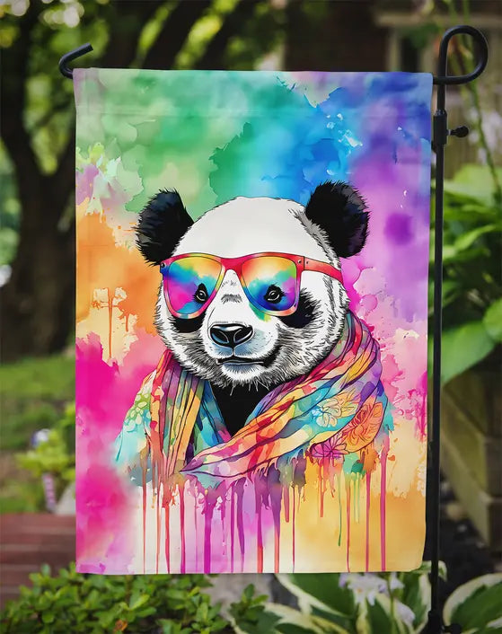 Hippie Animal Panda Garden Flag Caroline's Treasures