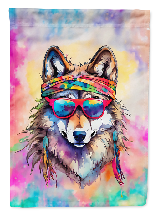 Hippie Animal Wolf Garden Flag Caroline's Treasures